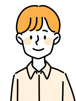 イラスト。男子生徒。